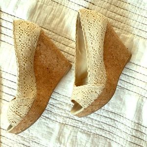 Nine West Crochet Wedges